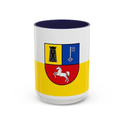 Flag of Stade Germany - Accent Coffee Mug 15oz Navy - Go Mug Yourself