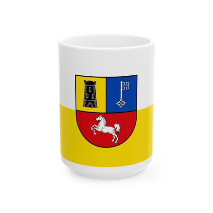 Flag of Stade Germany - White Coffee Mug-15oz-Go Mug Yourself