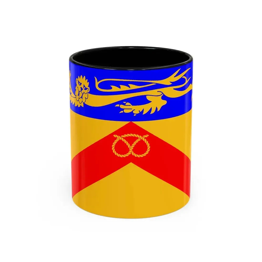 Flag of Staffordshire council UK - Accent Coffee Mug 11oz Black - Go Mug Yourself