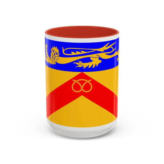 Flag of Staffordshire council UK - Accent Coffee Mug 15oz Red - Go Mug Yourself