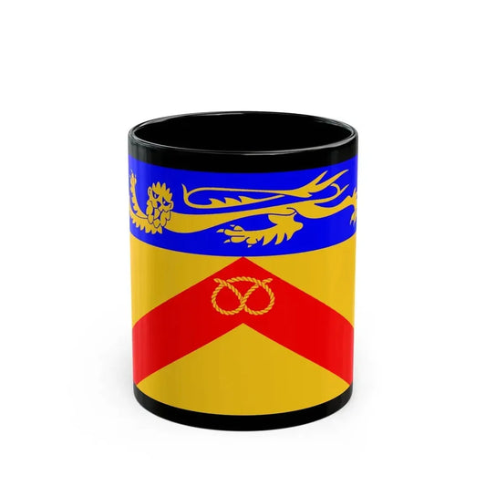 Flag of Staffordshire council UK - Black Coffee Mug 11oz - Go Mug Yourself