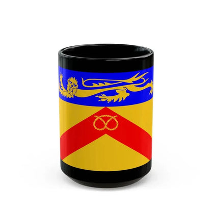 Flag of Staffordshire council UK - Black Coffee Mug 15oz - Go Mug Yourself