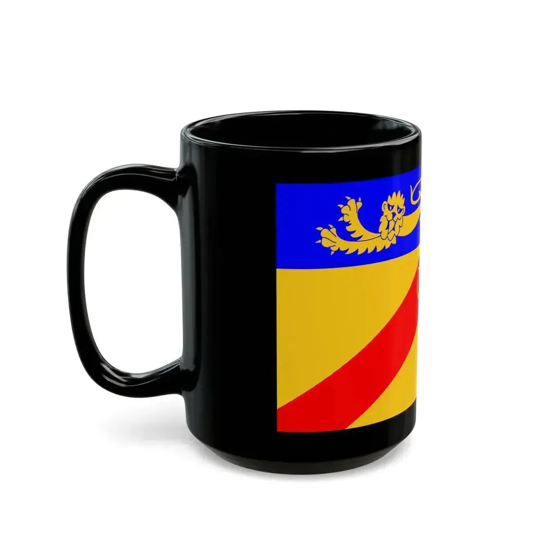 Flag of Staffordshire council UK - Black Coffee Mug - Go Mug Yourself