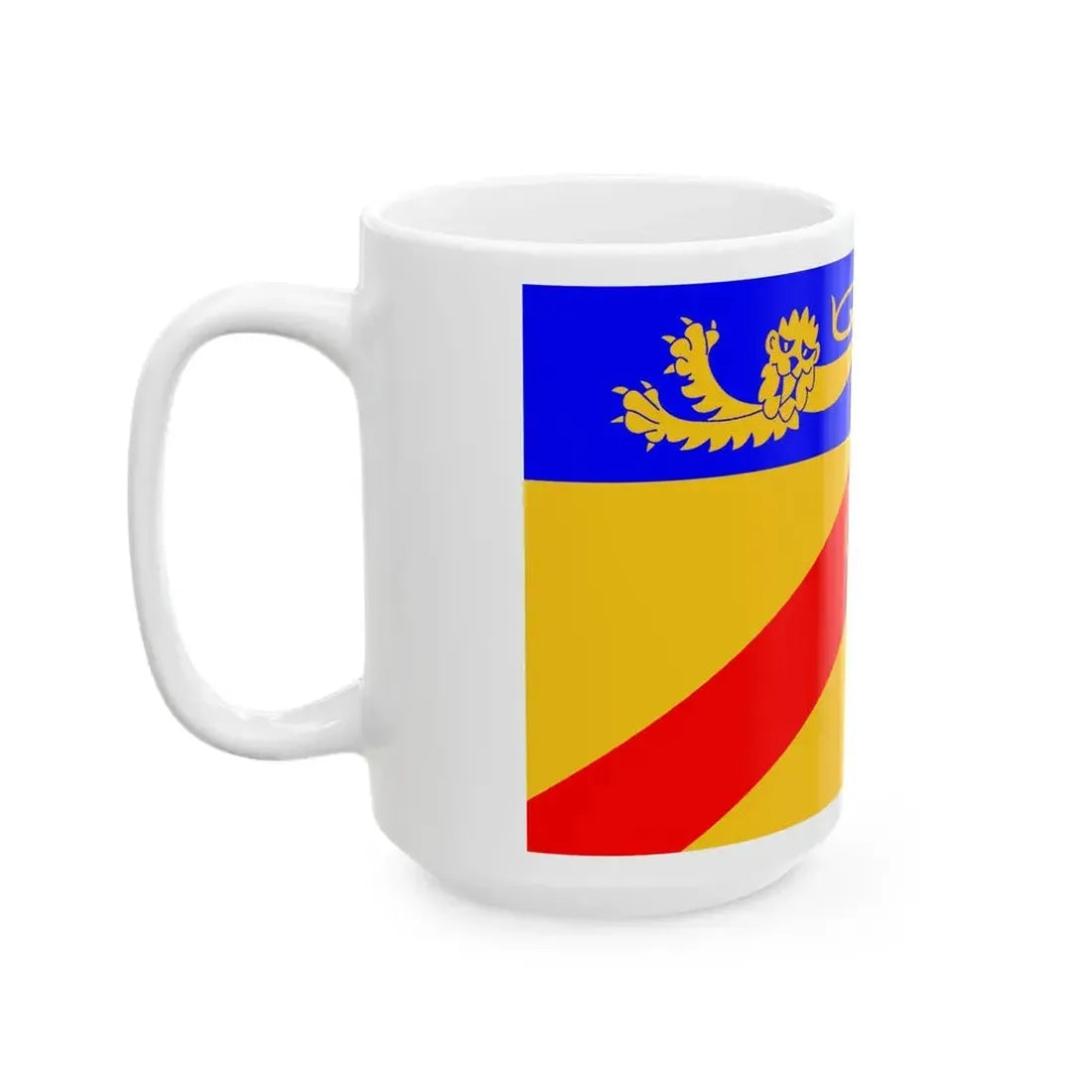 Flag of Staffordshire council UK - White Coffee Mug - Go Mug Yourself