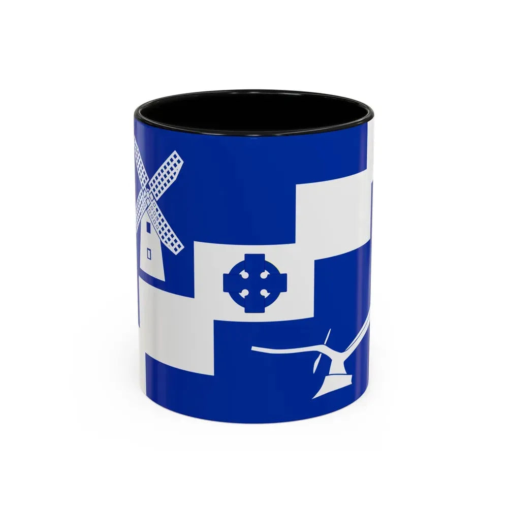 Flag of Staining UK - Accent Coffee Mug 11oz Black - Go Mug Yourself