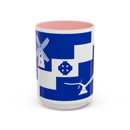 Flag of Staining UK - Accent Coffee Mug 15oz Pink - Go Mug Yourself