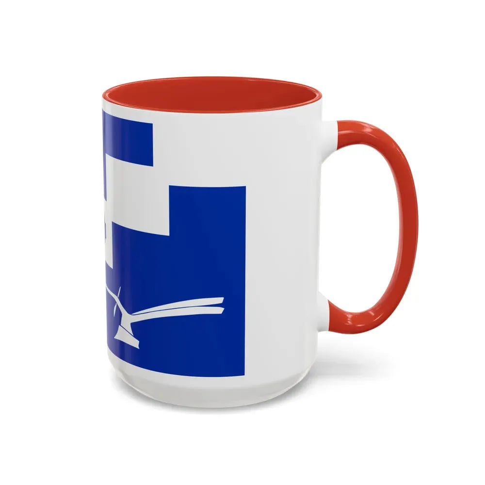 Flag of Staining UK - Accent Coffee Mug - Go Mug Yourself