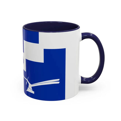 Flag of Staining UK - Accent Coffee Mug - Go Mug Yourself