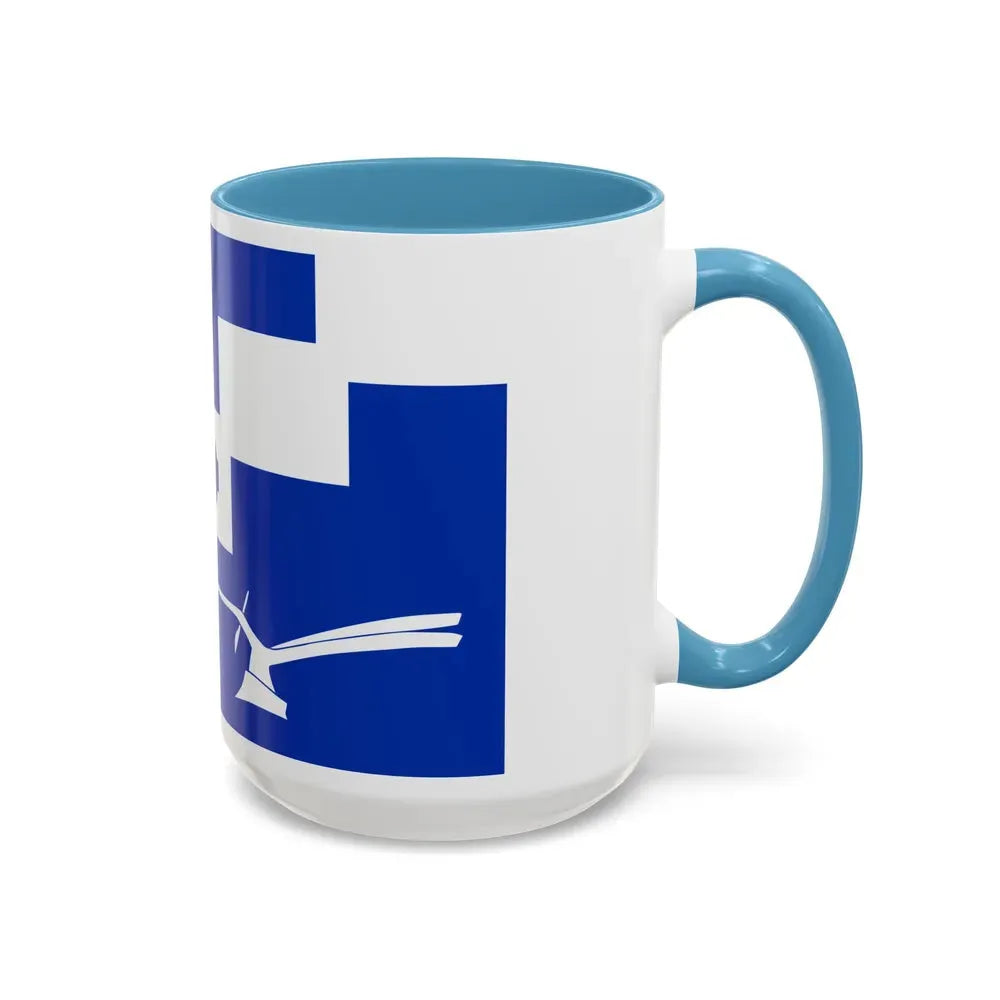 Flag of Staining UK - Accent Coffee Mug - Go Mug Yourself