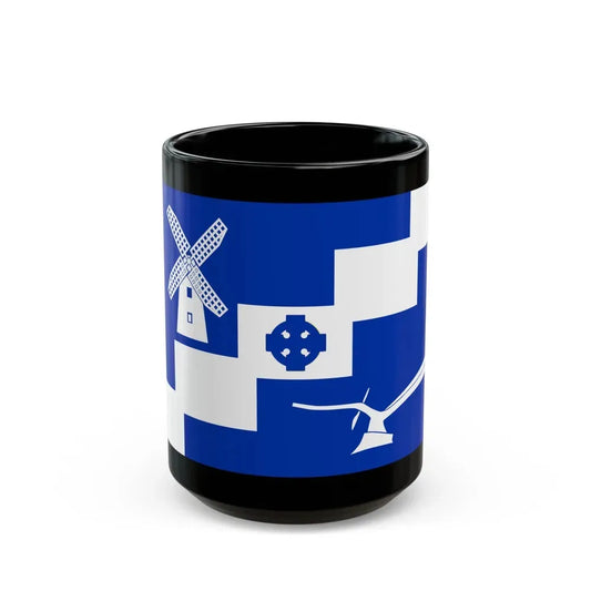 Flag of Staining UK - Black Coffee Mug 15oz - Go Mug Yourself