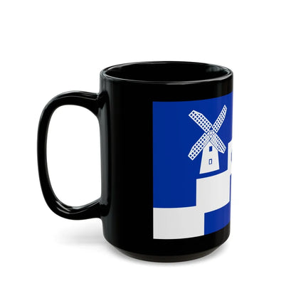 Flag of Staining UK - Black Coffee Mug-Go Mug Yourself