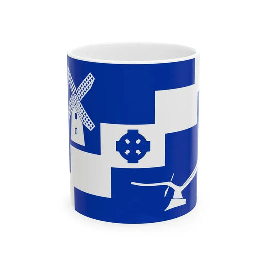 Flag of Staining UK - White Coffee Mug 11oz - Go Mug Yourself