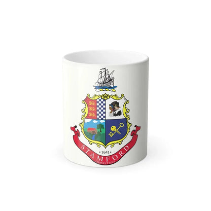 Flag of Stamford, Connecticut - Color Changing Coffee Mug 11oz - Go Mug Yourself