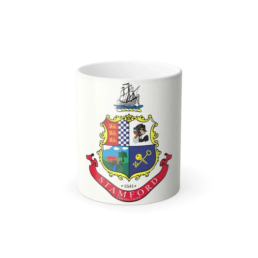 Flag of Stamford, Connecticut - Color Changing Coffee Mug 11oz - Go Mug Yourself