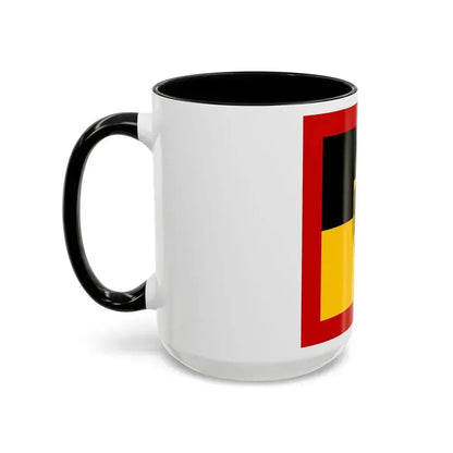 Flag of Standard of Inspector General of the Bundeswehr Germany - Accent Coffee Mug - Go Mug Yourself