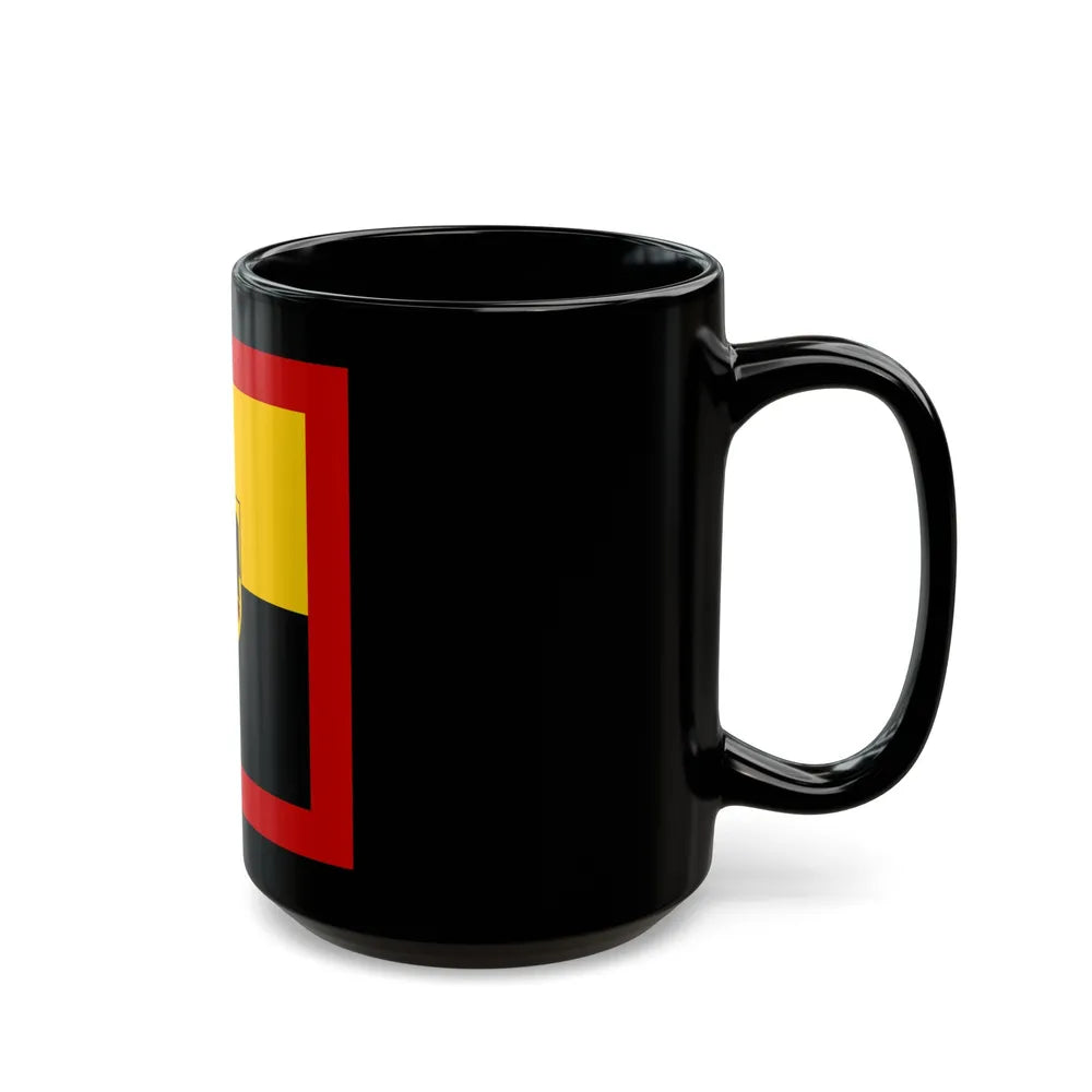 Flag of Standard of Inspector General of the Bundeswehr Germany - Black Coffee Mug-Go Mug Yourself