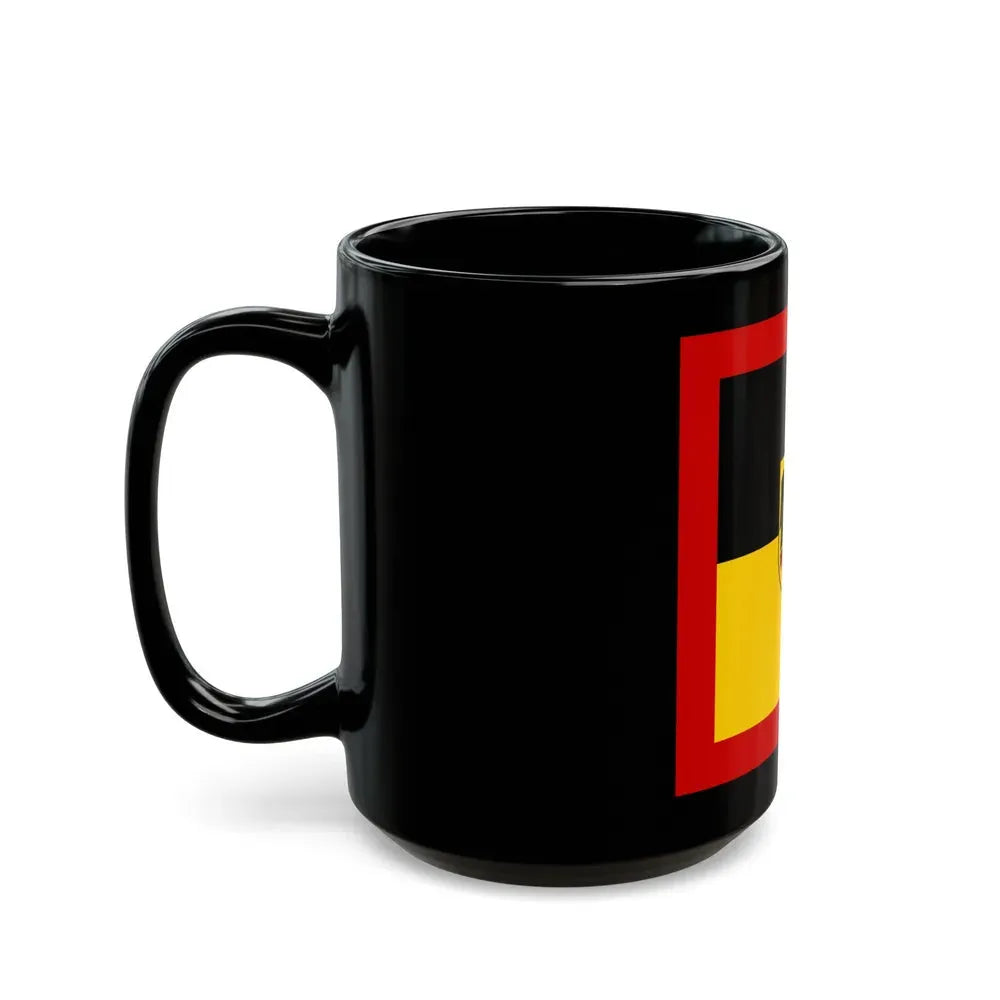 Flag of Standard of Inspector General of the Bundeswehr Germany - Black Coffee Mug - Go Mug Yourself