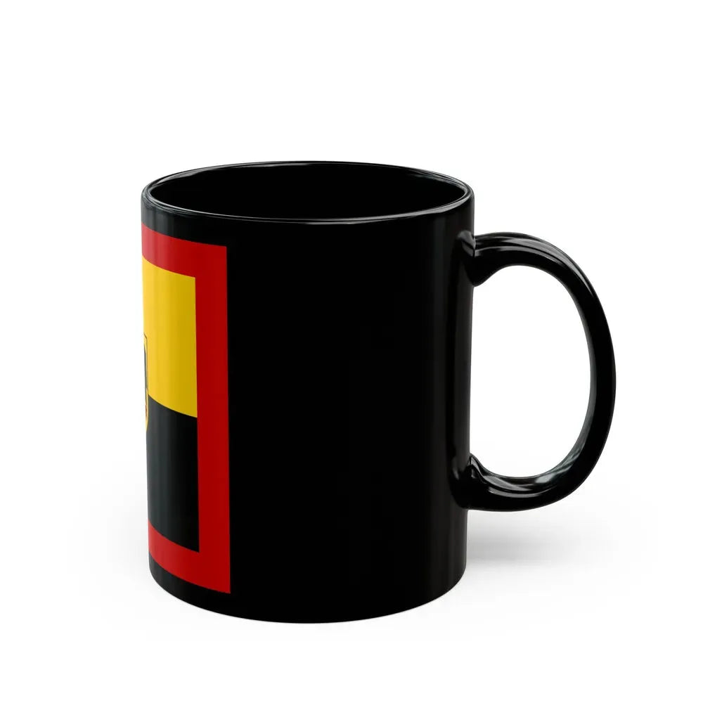 Flag of Standard of Inspector General of the Bundeswehr Germany - Black Coffee Mug - Go Mug Yourself