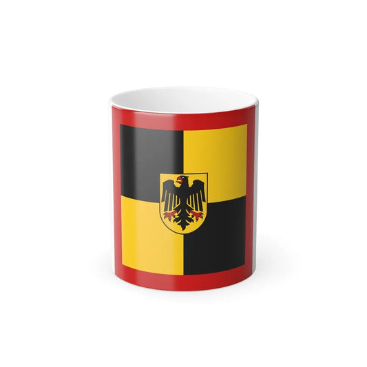 Flag of Standard of Inspector General of the Bundeswehr Germany - Color Changing Coffee Mug-11oz-Go Mug Yourself