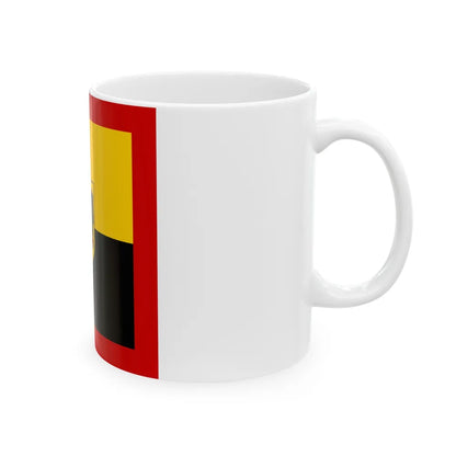 Flag of Standard of Inspector General of the Bundeswehr Germany - White Coffee Mug-Go Mug Yourself