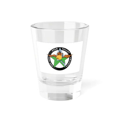Flag of Star Valley Arizona 2011-2017 (United States) Shot Glass 1.5oz 1.5oz - Go Mug Yourself