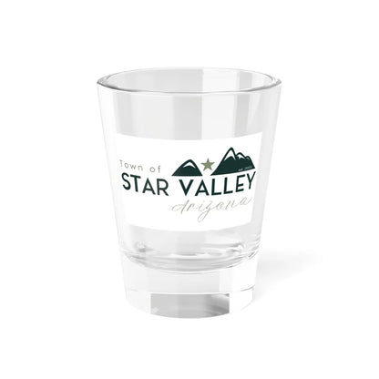 Flag of Star Valley Arizona (United States) Shot Glass 1.5oz 1.5oz - Go Mug Yourself
