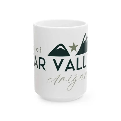 Flag of Star Valley Arizona (United States) White Coffee Mug 15oz - Go Mug Yourself
