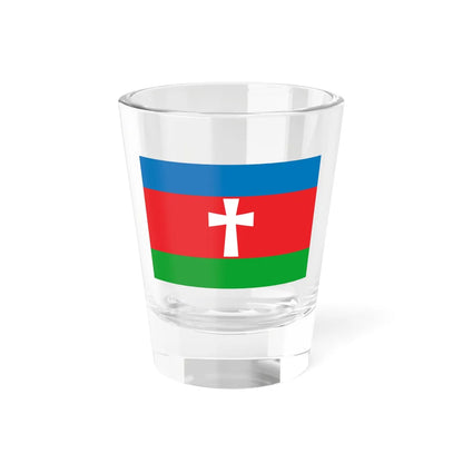 Flag of Stara Syniava raion (Ukraine) Shot Glass 1.5oz 1.5oz - Go Mug Yourself