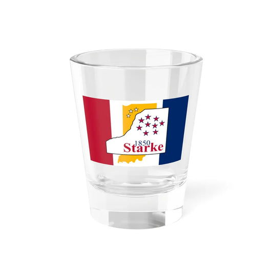 Flag of Starke County IN (India) Shot Glass 1.5oz 1.5oz - Go Mug Yourself