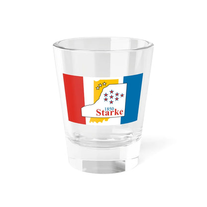 Flag of Starke County Indiana (India) Shot Glass 1.5oz 1.5oz - Go Mug Yourself