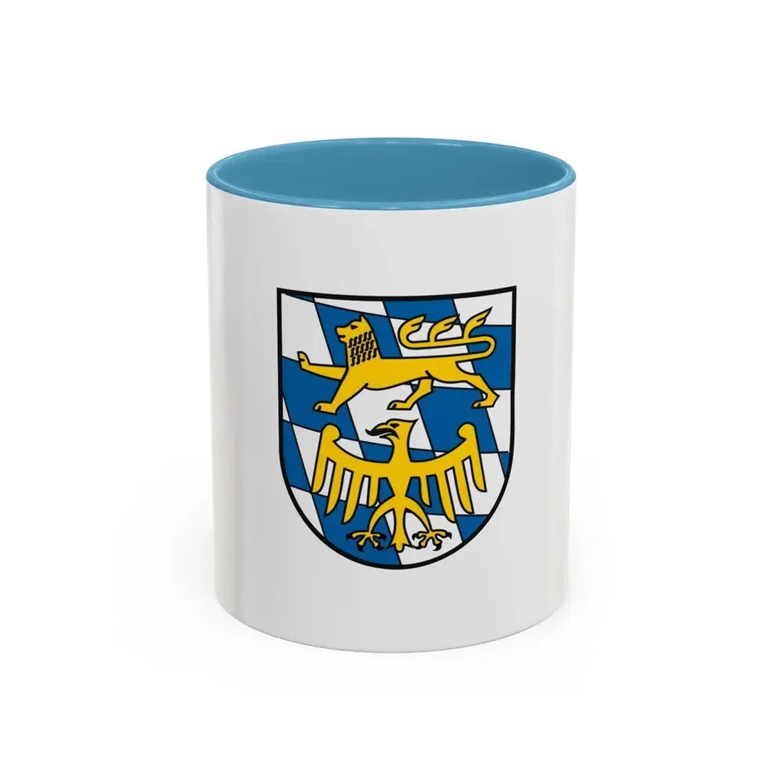 Flag of Starnberg Germany - Accent Coffee Mug 11oz Light Blue - Go Mug Yourself