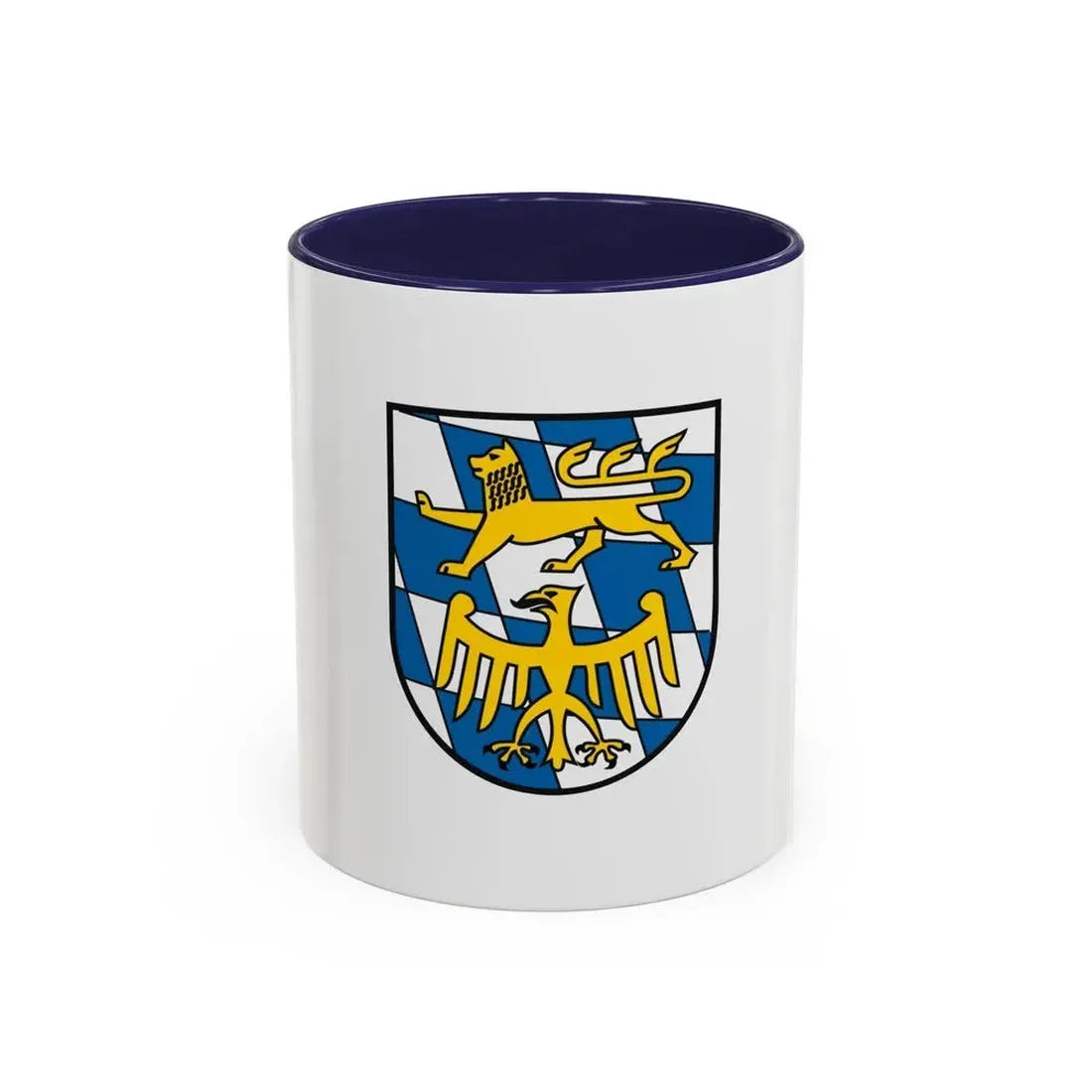 Flag of Starnberg Germany - Accent Coffee Mug 11oz Navy - Go Mug Yourself
