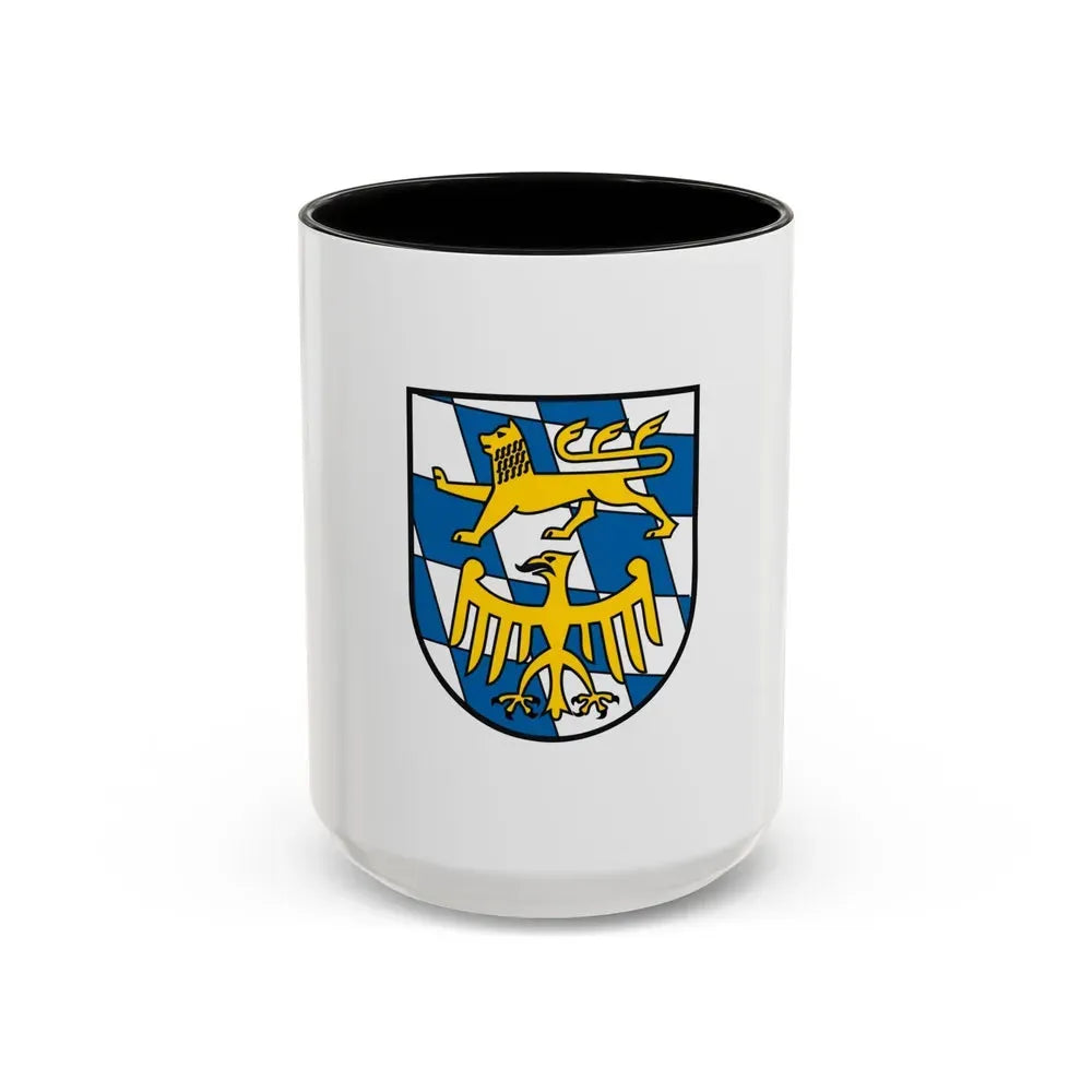 Flag of Starnberg Germany - Accent Coffee Mug 15oz Black - Go Mug Yourself
