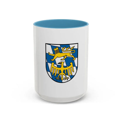 Flag of Starnberg Germany - Accent Coffee Mug 15oz Light Blue - Go Mug Yourself