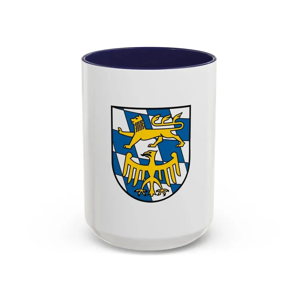 Flag of Starnberg Germany - Accent Coffee Mug 15oz Navy - Go Mug Yourself