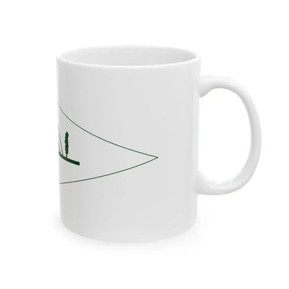 Flag of State of Chitral (Pakistan) White Coffee Mug - Go Mug Yourself