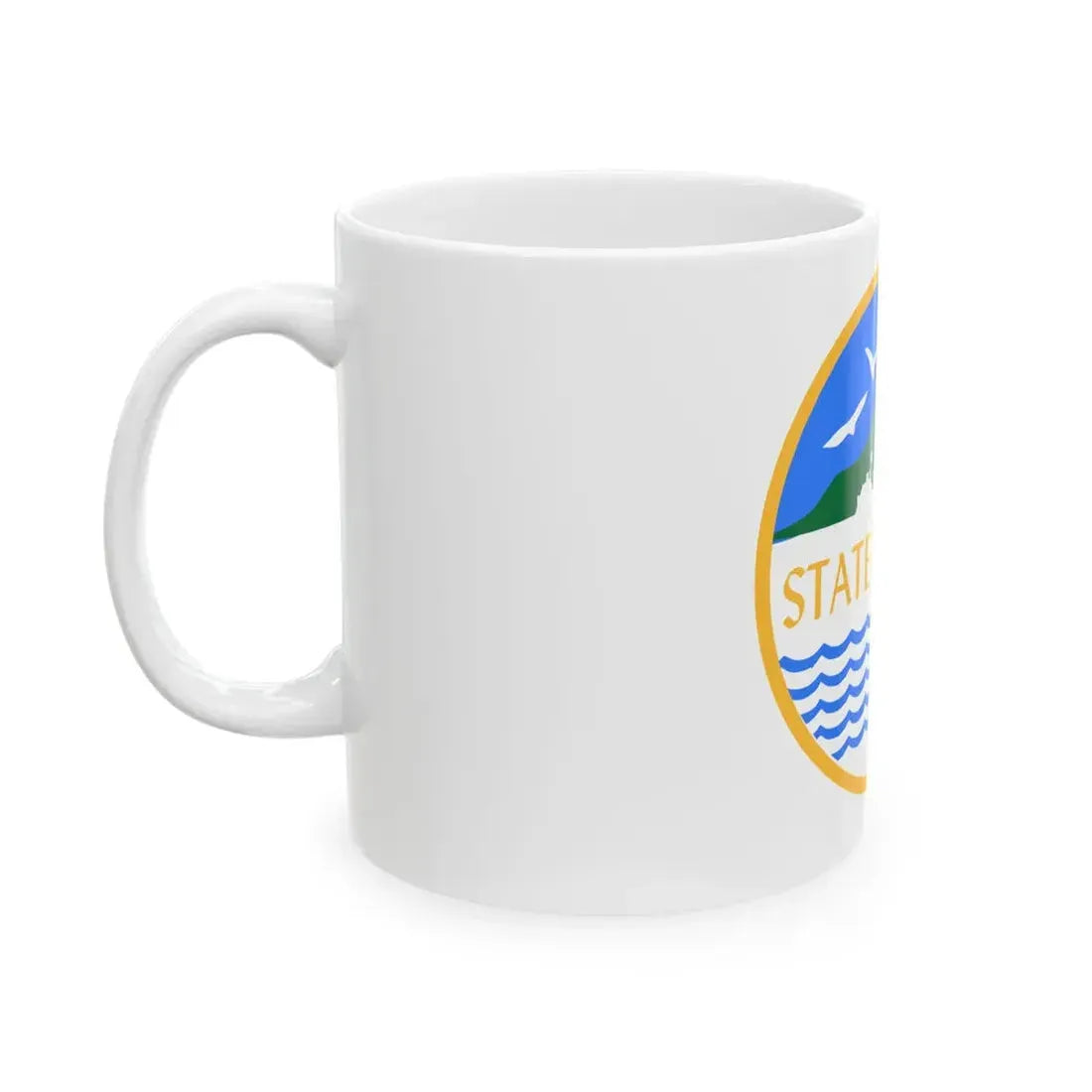 Flag of Staten Island New York 1971-2016 (United States) White Coffee Mug - Go Mug Yourself