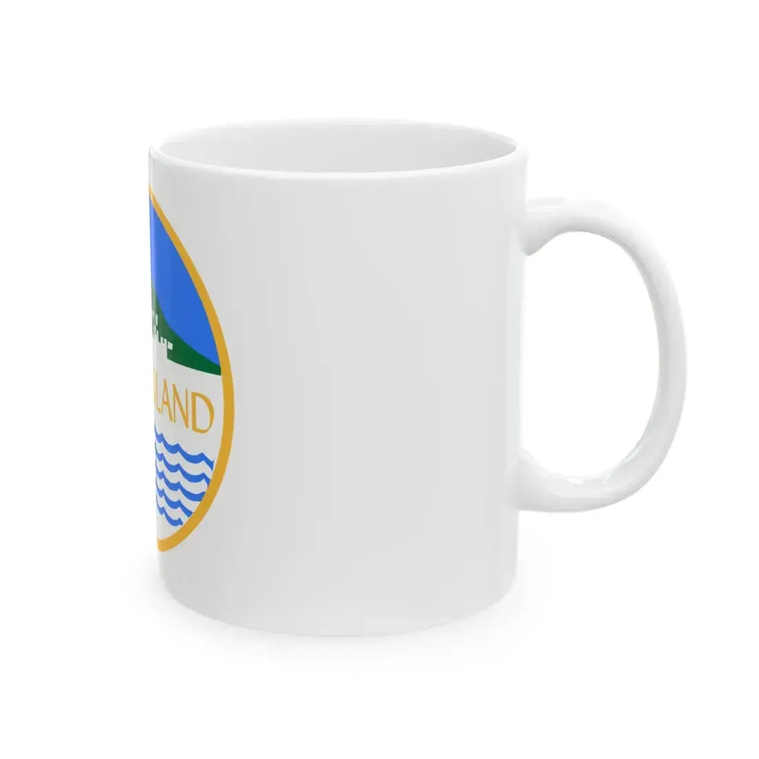 Flag of Staten Island New York 1971-2016 (United States) White Coffee Mug - Go Mug Yourself
