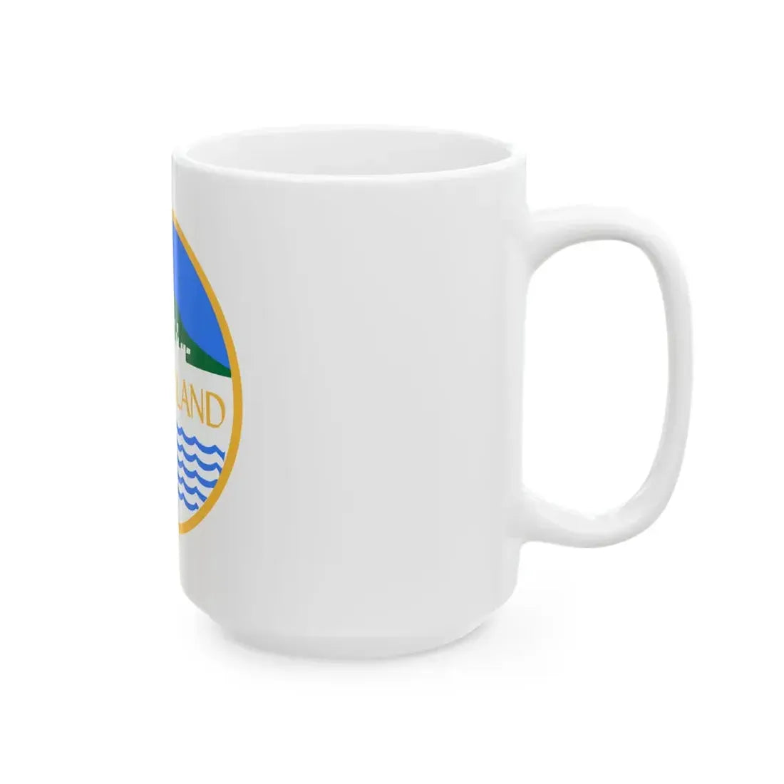 Flag of Staten Island New York 1971-2016 (United States) White Coffee Mug - Go Mug Yourself