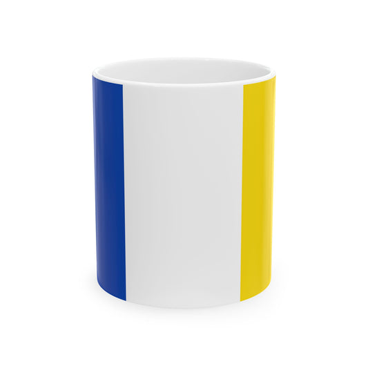 Flag of Stavelot (Belgium) White Coffee Mug-11oz-Go Mug Yourself