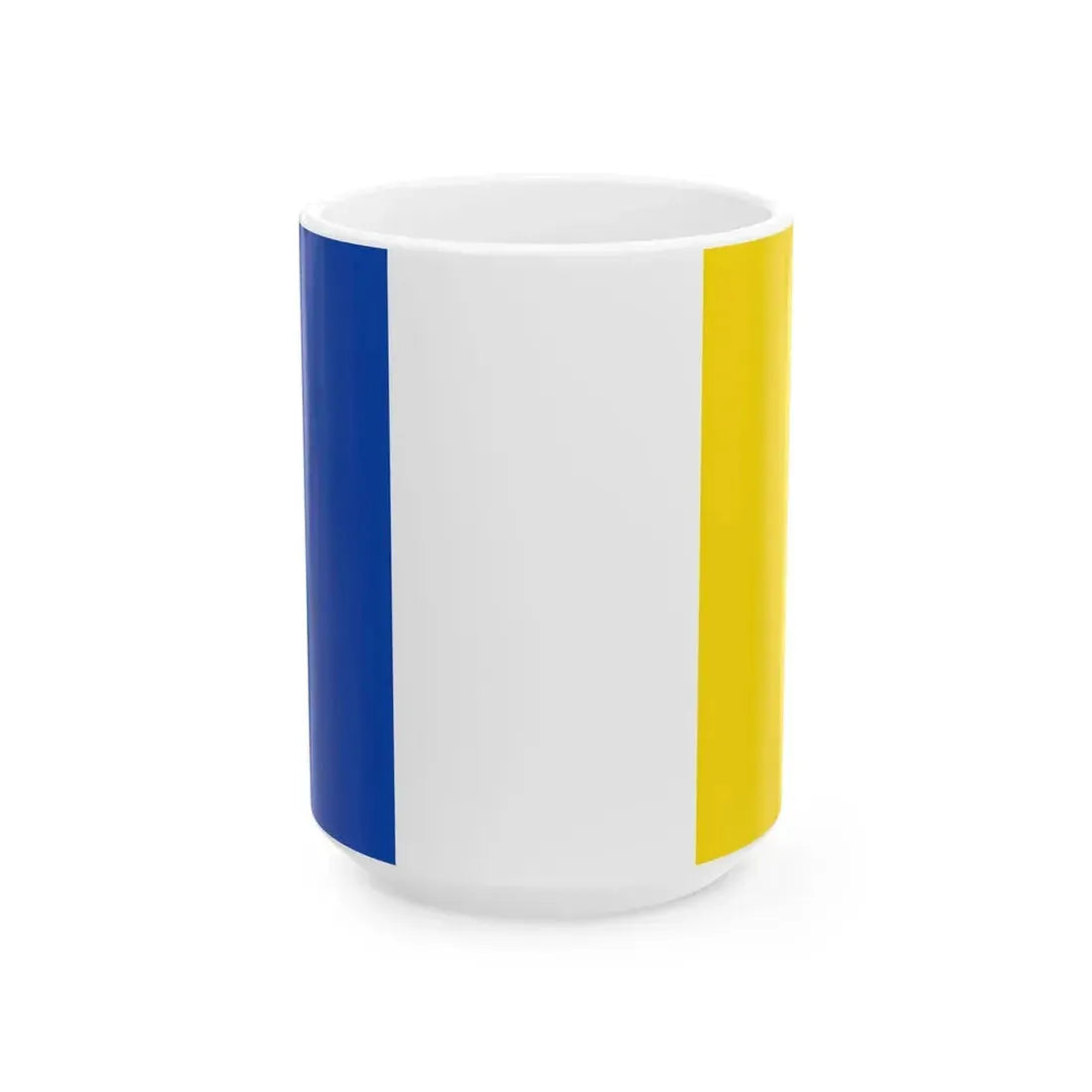 Flag of Stavelot (Belgium) White Coffee Mug 15oz - Go Mug Yourself
