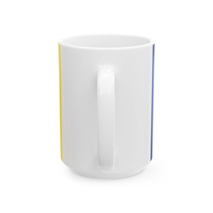 Flag of Stavelot (Belgium) White Coffee Mug-Go Mug Yourself