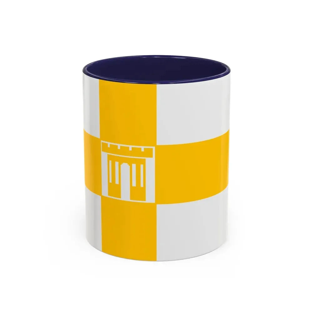 Flag of Stavropol Russia - Accent Coffee Mug 11oz Navy - Go Mug Yourself