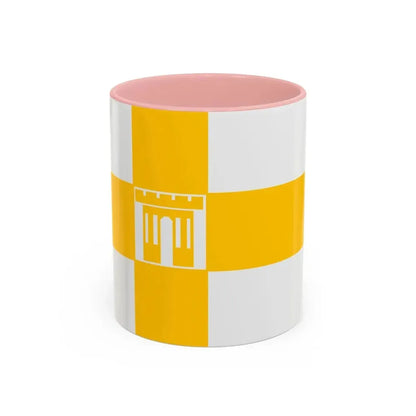 Flag of Stavropol Russia - Accent Coffee Mug 11oz Pink - Go Mug Yourself