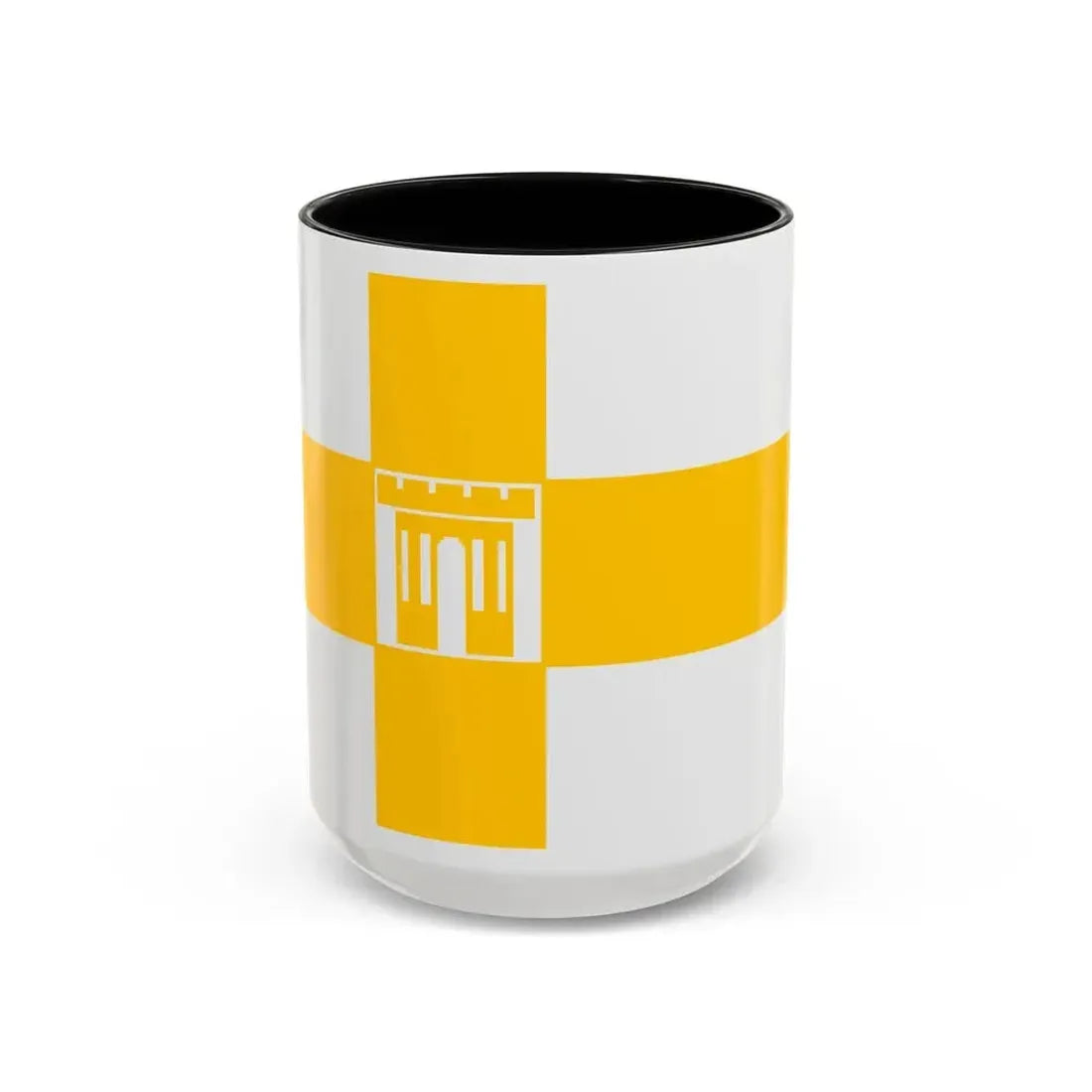 Flag of Stavropol Russia - Accent Coffee Mug 15oz Black - Go Mug Yourself