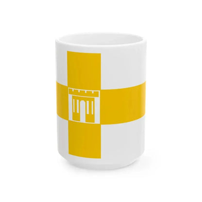 Flag of Stavropol Russia - White Coffee Mug 15oz - Go Mug Yourself