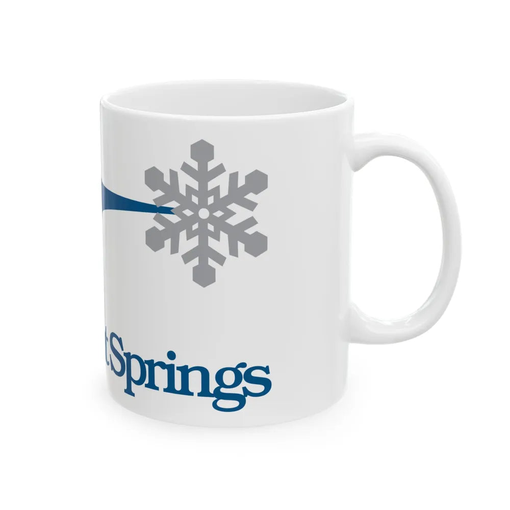 Flag of Steamboat Springs Colorado (United States) White Coffee Mug - Go Mug Yourself