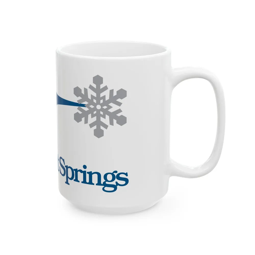 Flag of Steamboat Springs Colorado (United States) White Coffee Mug - Go Mug Yourself