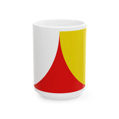 Flag of Steenokkerzeel (Belgium) White Coffee Mug 15oz - Go Mug Yourself