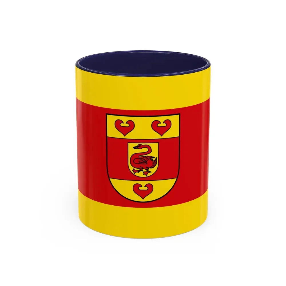 Flag of Steinfurt Germany - Accent Coffee Mug 11oz Navy - Go Mug Yourself
